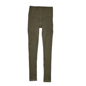 Lululemon Reveal Tight En Avante 26"‎ Olive Green Size 4